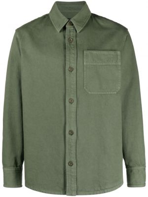 Medvilninė marškiniai A.p.c. žalia