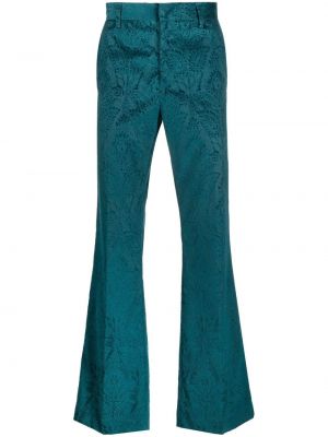 Pantaloni con stampa paisley Etro verde