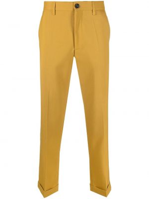 Pantaloni chino a vita alta Marni giallo