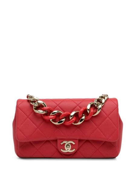 Brosche Chanel Pre-owned rot