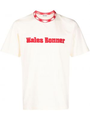 T-shirt avec applique Wales Bonner