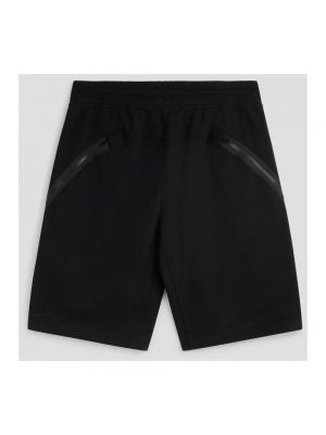 Pantalones cortos de tejido fleece con bolsillos C.p. Company negro