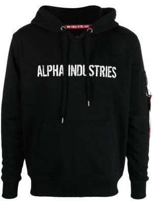 Hettegenser Alpha Industries svart