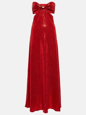 Sukienka długa Dodo Bar Or czerwona