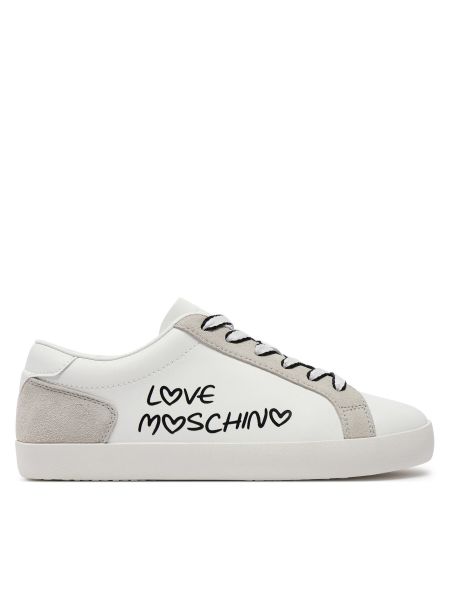 Sneaker Love Moschino weiß