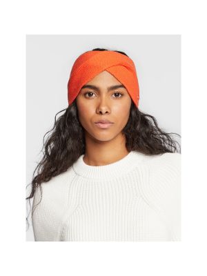 Gorra de pelo Calvin Klein naranja