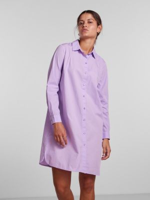 Robe chemise Pieces violet