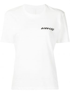 Camiseta con estampado Dion Lee blanco