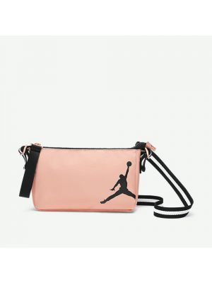Жаккардовая сумка Jordan розовая