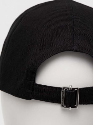 Șapcă din bumbac Karl Lagerfeld negru