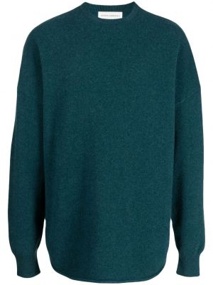 Kašmyro megztinis apvaliu kaklu Extreme Cashmere žalia