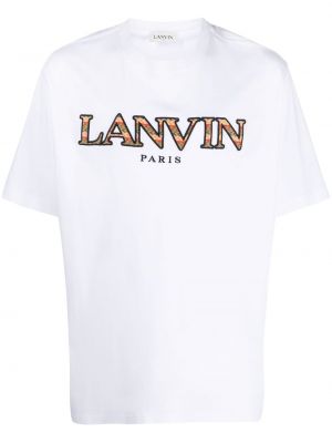 T-shirt à imprimé Lanvin blanc