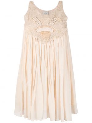 Top ricamato Alysi beige