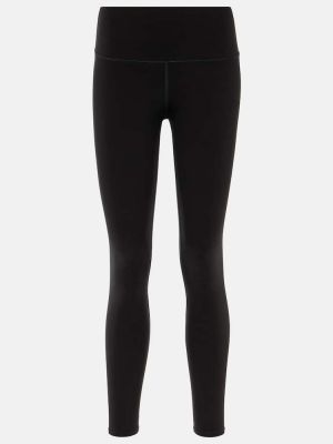 Спортни панталони с висока талия от джърси черно Alo Yoga