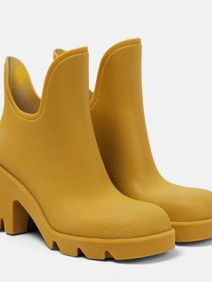 Обувки до глезена Burberry жълто