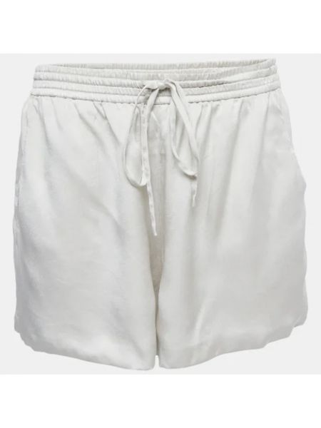 Pantalones cortos de raso Chloé Pre-owned blanco