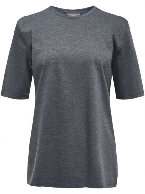 Bavlněné tričko 12 Storeez šedé