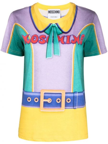 Jersey t-shirt Moschino lila