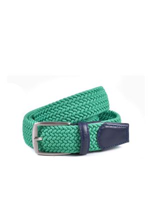 Cinturón con trenzado Miguel Bellido verde