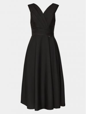 Черное коктейльное платье Rinascimento