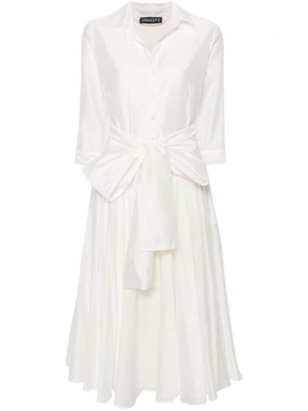 Ίσιο φόρεμα Drhope λευκό