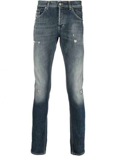 Låg midja jeans med normal passform Dondup blå