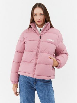 Pernata jakna Napapijri ružičasta
