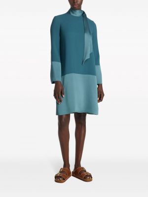 Krepové mini šaty St. John modré