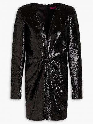 Платье мини с пайетками Gauge81 черное