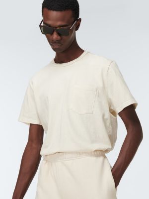 Camiseta de algodón con bolsillos Les Tien