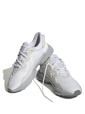 Кожаные кроссовки Adidas Ozweego белые