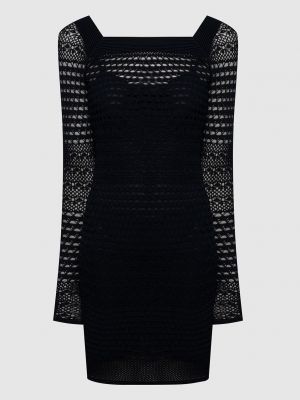 Ажурное платье мини Tom Ford черное