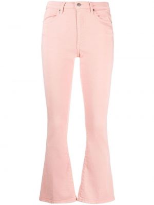 Kalhoty s nízkým pasem Dondup růžové