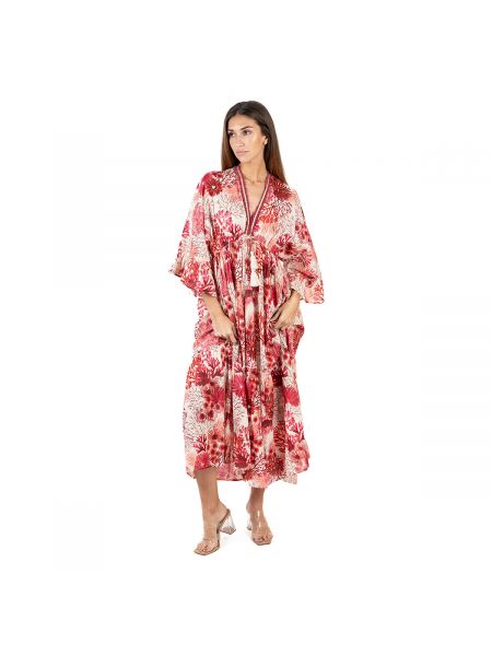 Midi šaty Isla Bonita By Sigris červené