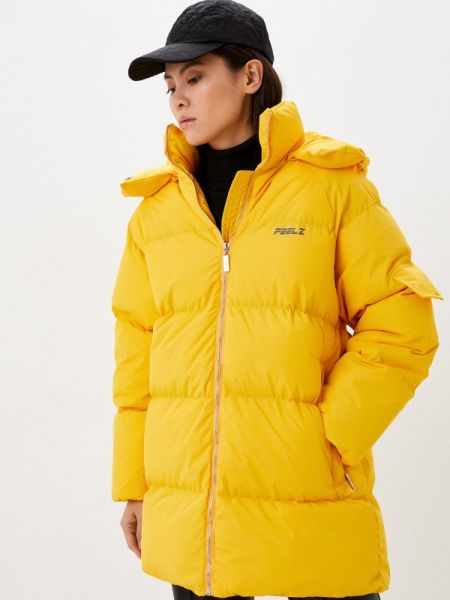 Утепленная куртка Feelz желтая