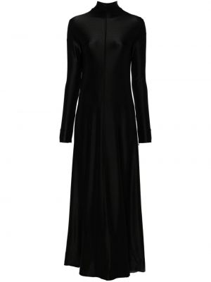 Sukienka długa Jil Sander czarna