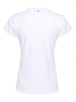 T-shirt à col v Twinset blanc