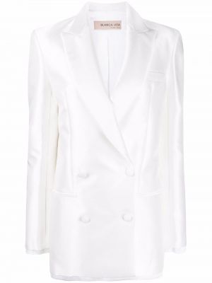 Lang blazer Blanca Vita hvit