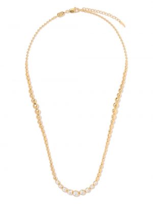 Krištáľový náhrdelník s korálky Missoma zlatá