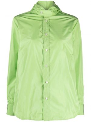Košeľa s kapucňou Plan C zelená