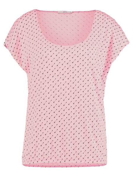Koszulka z nadrukiem Edc By Esprit różowa