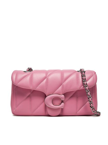 Чанта през рамо Coach розово