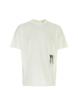Koszulka bawełniana Y-3 biała