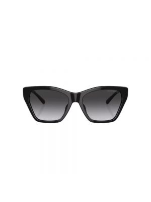 Okulary przeciwsłoneczne w geometryczne wzory Emporio Armani czarne