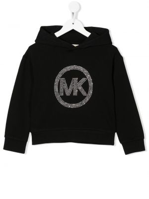 Hoodie med paljetter för tjejer Michael Kors Kids svart