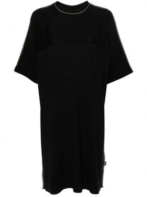 Mini šaty Mm6 Maison Margiela černé