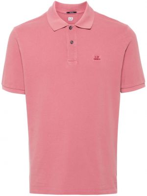 Polo με κέντημα C.p. Company ροζ