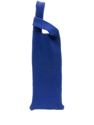 Плетени шопинг чанта A. Roege Hove синьо