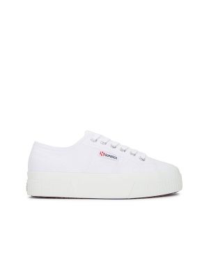 Sneakers con platform Superga bianco