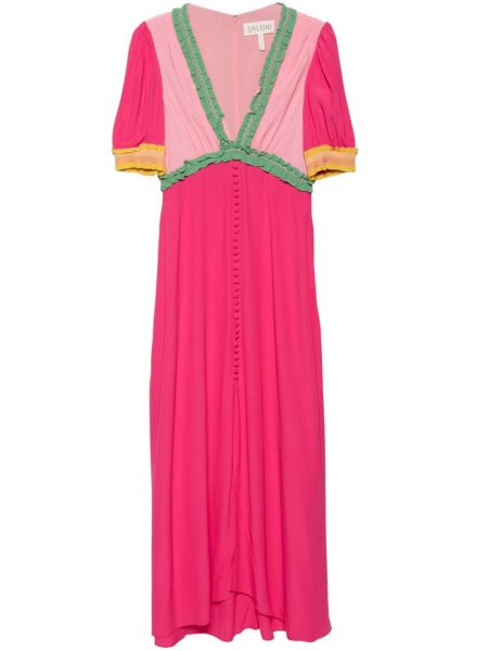 Ίσιο φόρεμα Saloni ροζ